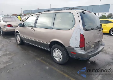 1995 Nissan Quest Xe/Gxe из США, поврежденный, VIN 4N2DN11W6SD829191